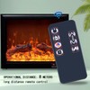 TCNOUMT Replacement Remote Control Compatible with Real Fire Electric Fireplace