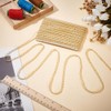 MAYJOYDIY 20m Gold Gimp Braid Trim 5mm Metallic Gold Threads