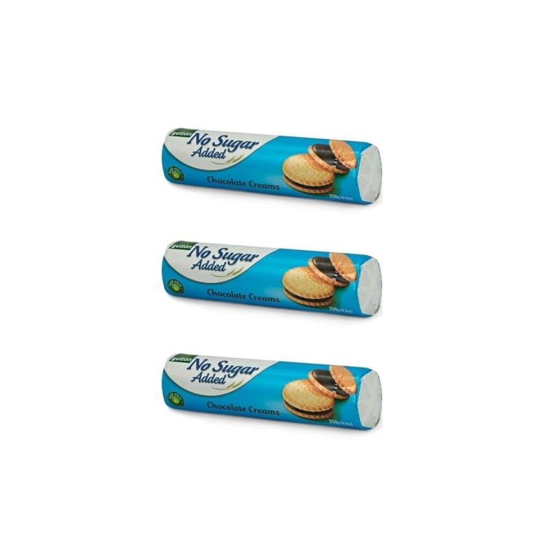 Gullon Sandwich Cookie Chocolate Cream, NO Sugar Added ‑ 8.8