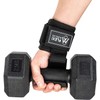 Flexi Muscles Weight Lifting Hooks (Pair) - Heavy-Duty Wrist Straps
