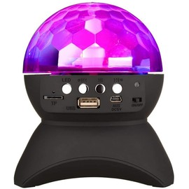 Disco Ball Home Party Light Wireless Speaker (Black)