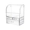MOOCHI Clear Professional Large Cosmetic Makeup Organizer Bathroom Storage Display
