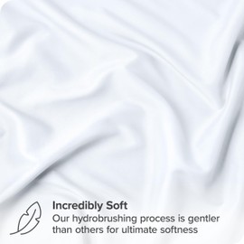 Bare Home Standard Pillow Sham Covers - Set of 2 - Premium 1800 Ultra-Soft Microfiber - Double Brushed - Bed Pillow Shams (Standard Pillow Sham Cover Set of 2, White)