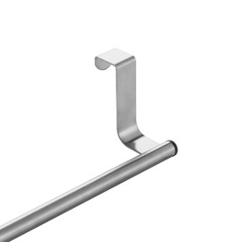 Breikuth Over Door Towel Rail 2PCS Tea Towel Holder for Kitchen Over Cabinet Towel Bar Stainless Steel (Brushed)