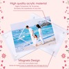 12 Pcs Acrylic Picture Frame Clear Acrylic Photo Frame Magnetic