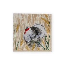 Homestead Turkey Taupe Boxed Cocktail Napkins - 40 Per Box