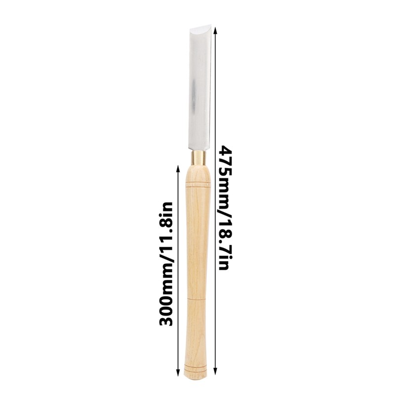 Wood Turning Tool HSS Blade Hardwood Handle Woodworking Lathe Chisel