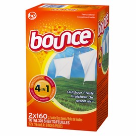 Bounce Dryer Sheets, Outdoor Fresh Scent, 320 ct. (pack of 6)