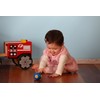 Wonderworld Peek-A-Boo Ball Blue Interactive Wooden Baby Toy - Small