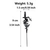 2PCS Myth Of The Moon Ear Hook Needle Piercing Earring