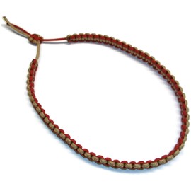 RedVex Paracord Hat Band - Cowboy Hat Band - Choose your color and style (Red and Gold, Cobra (`3/4"))