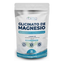 Glicinato De Magnesio 150 G 100% Puro Sabor Natural