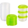 MiraHome food storage containers, freezer containers, green, Austrian quality