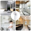 3 Pcs Soap Bottles Dispenser Holder Stainless Steel Silver Wall
