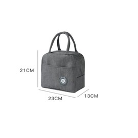 Eorqiurm Small Lightweight Lunch Bag, Cool Bag, Insulated Bag, Lunch Bag, Portable Thermal Cool Bag for Students, Men, Work, Picnics, Hiking, Camping, BBQ, Bento Bag