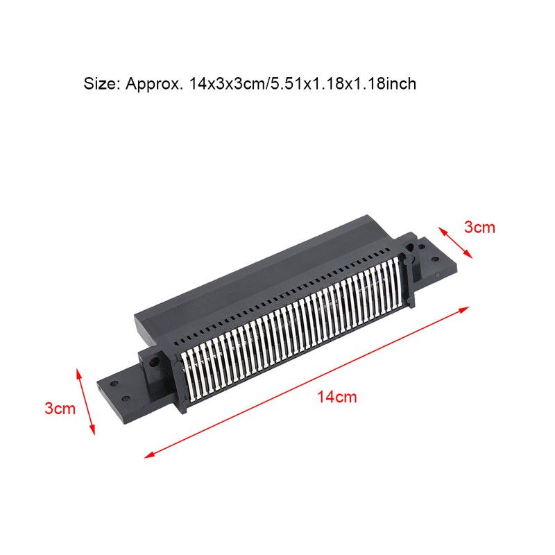 For NES Game Console 72 Pin Slot Socket Converter Adapter
