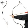 PMZ Archery Bow 51-Inch Lightweight, 20-50 Pounds for Horseback Archery,