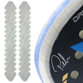 EBBOM 2 x Transparent Padel Racket Protectors Vinyl Padel Racket Protector 60x420mm Padel Racket Accessories