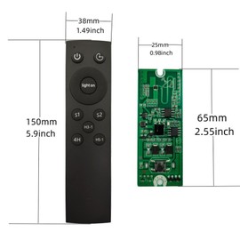 Solar Street Light Controller Remote Control with Induction Power Off Memory for Solar Landscape Lights
