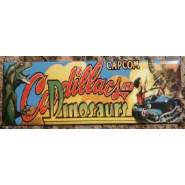Cadillacs And Dinosaurs Arcade Game Marquee Fridge Magnet