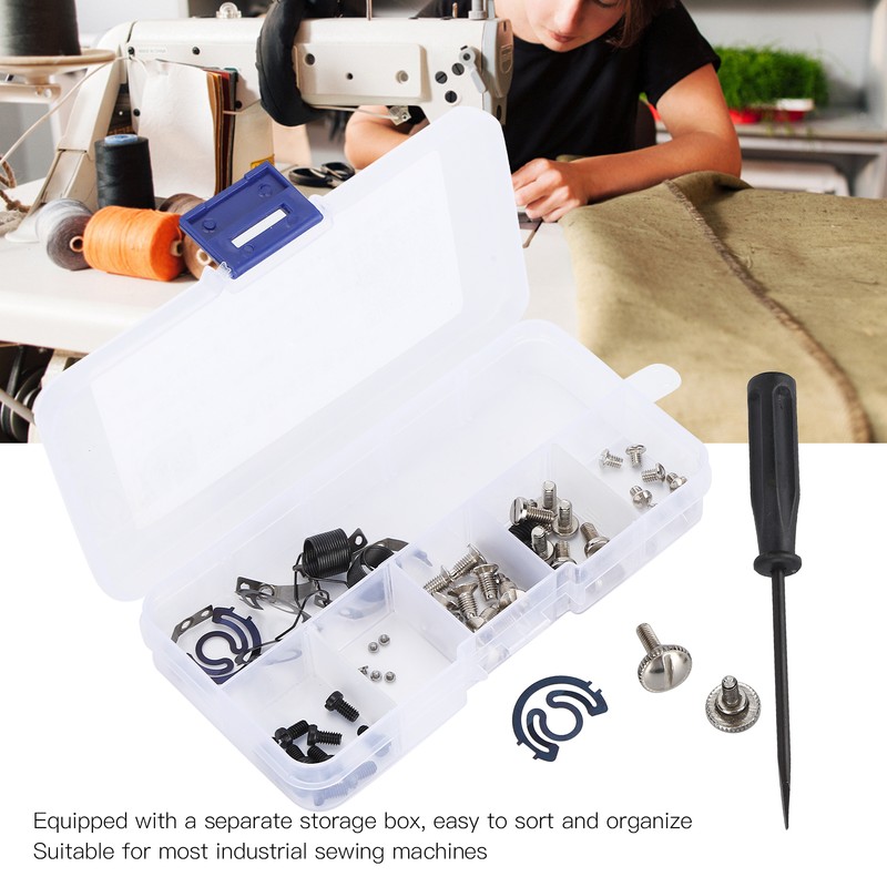 Sewing Machine Screw Kit Shuttle Shrapnel Needle Plate Fixing Sewing