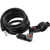 Burg-Wächter Cable Lock With Lighted Combination, 4 Digit Combination, Length: