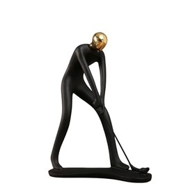 Estatuas de Figuras Deportivas de Resina, Figuras de decoración del Estante, Escultura de Arte de Adornos de Bicicletas, estatuas de Golf, decoración para el Ministerio del Interior,D1