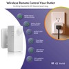 RAYZEEK Wireless Motion Sensor Plug Kits,No-Wire Mini PIR Sensor Switch