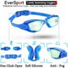 EverSport Kids Swim Goggles, Pack of 2 Swimming Goggles for
