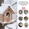 Gosknor 2pcs Bluebird House Predator Guard, Stainless Steel Bird House