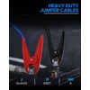 SAFEMATE Heavy Duty Jumper Cables, 2 Gauge 18 feet Automotive