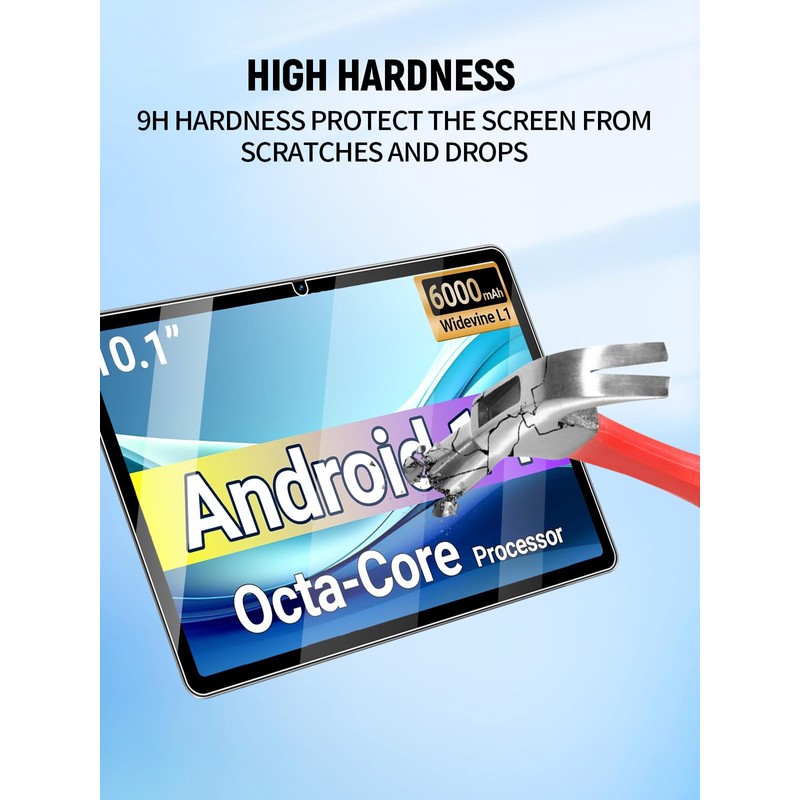 Screen Protector for DigiLand MID1061 Android 14 Tablet 10.1 Inch,