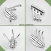 Angle Simple Folding Coat Towel Hook, Metal Robe Hook, Bathroom