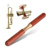 Saxophones Handle Pressure Roller Red Rosewood Metal Wind Instrument Repair