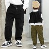 MINI PANDA Toddler Boy Pants, Little Boys 2-Pack Pull On