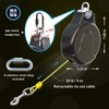 Pestairs 30ft Dog Tie Out Cable and Retractable Dog Leash,