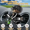 2Pcs Car Air Fresheners, Cute Bear Pilot Automotive Air Outlet