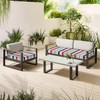 Melody Elephant Outdoor Bench Cushion, Bench Furniture Cushion 48x18x3 Inch,