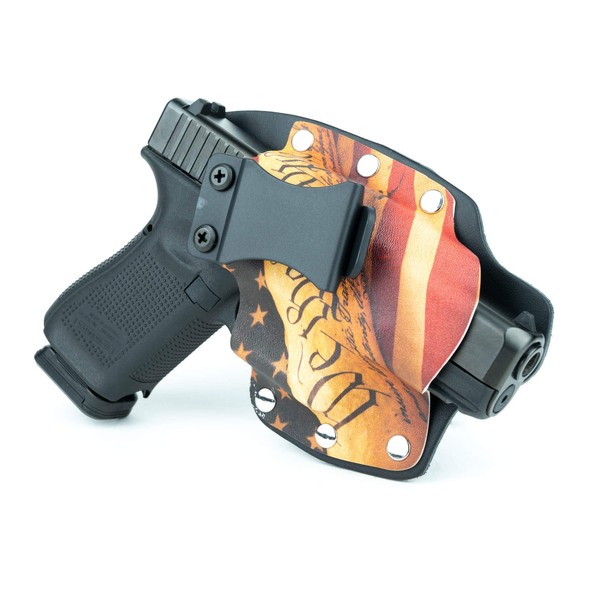 Infused Kydex USA We The People Tan IWB Hybrid Concealed Carry Holster (Right-Hand, for SIG P365)