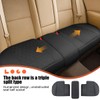 KHGUZ Leather Car Seat Cover, Vehicle Rear Bottom Seat Protector