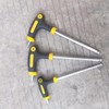 KEWAYO 5 PCS T Handle Allen Wrench Set, 2.5/3/4/5/6mm Bike