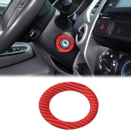Aunginsy Engine Start Stop Decorative Ring Sticker Compatible with Toyota Tacoma 2006-2015 Push to Start Button Trim Cover Key Ignition Starter Switch Knob Ring Protective Cover Interior Accessories