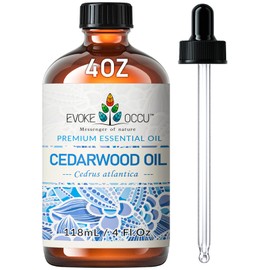 EVOKE OCCU Cedarwood Essential Oil for Air Freshening, Hair Care, Add to Spray Diffuser Conditioner - 4 Fl Oz