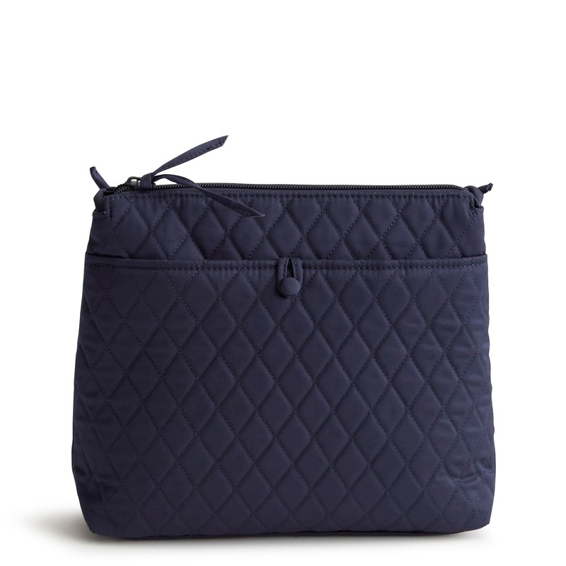 Vera Bradley Women's Premium Cotton Original Hipster Crossbody, Peacoat, One