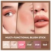 MKNZOME Pack of 3 Highlighter Contouring Stick Blush Stick, 3-in-1
