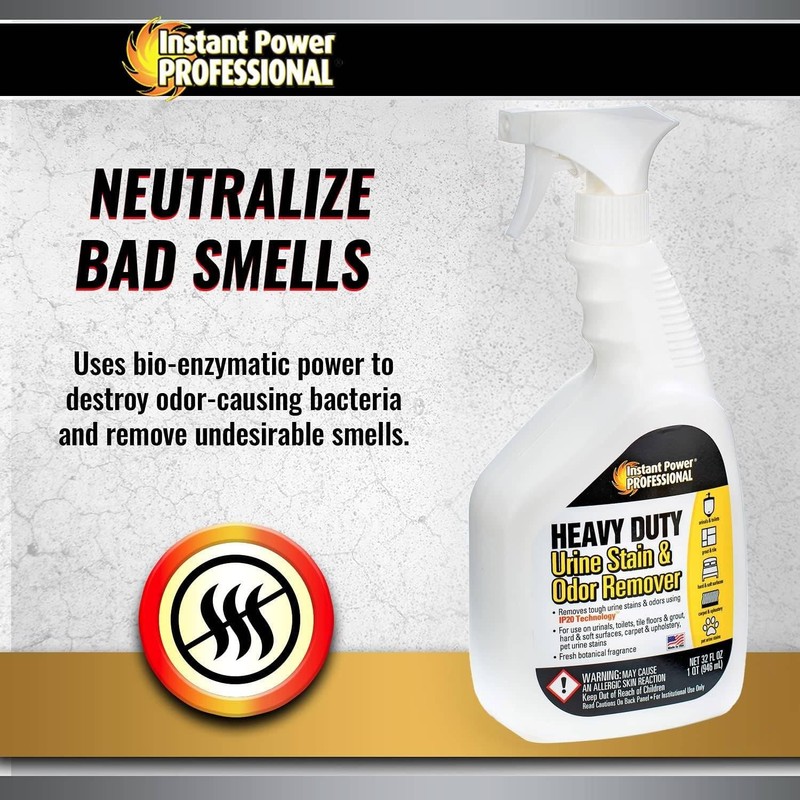 Instant Power Heavy Duty Urine Stain and Odor Remover, Stain