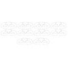 10Pcs Mask Brace Antifog Food Grade Silicone Freely Foldable Reusable