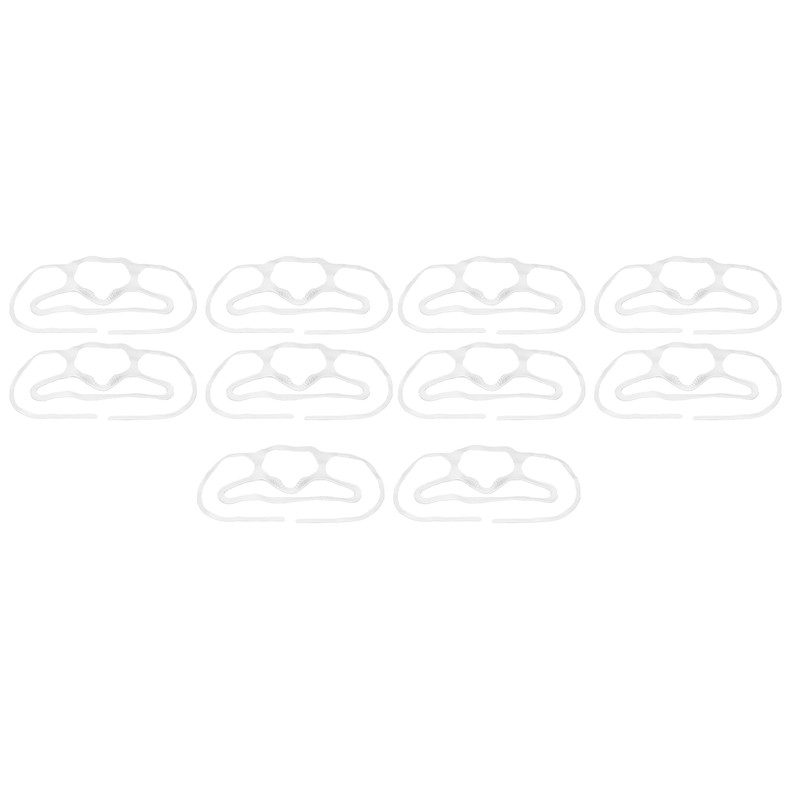 10Pcs Mask Brace Antifog Food Grade Silicone Freely Foldable Reusable
