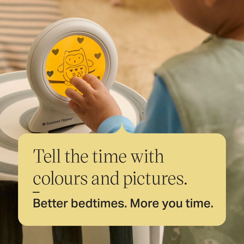 Tommee Tippee Groclock Sleep Trainer Clock, Alarm Clock and Nightlight