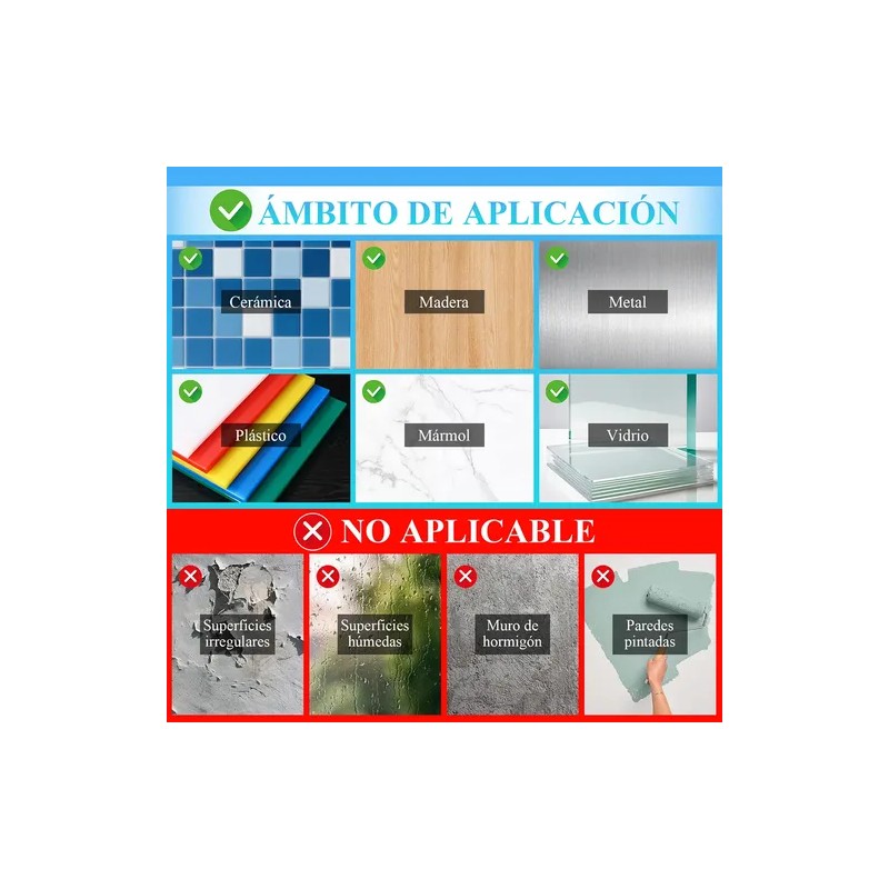 Cinta Nano Adhesiva De Doble Cara Lavable Reutilizable 20m